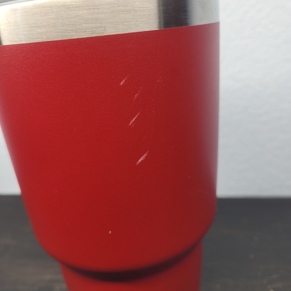 YETI Red Tumbler 30 OZ With Straw - Picture 3 of 6